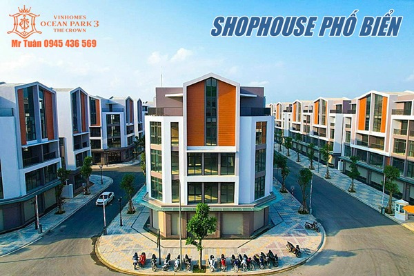 SHOPHOUSE GÓC 3  MẶT ĐƯỜNG / PHỐ BIỂN 2-204